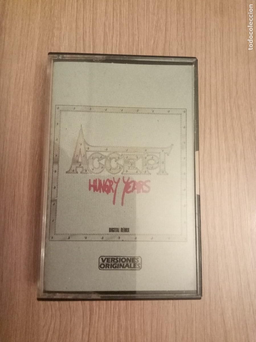Casetes antiguos: Cassete accept HUNGRY YEARS - Foto 1
