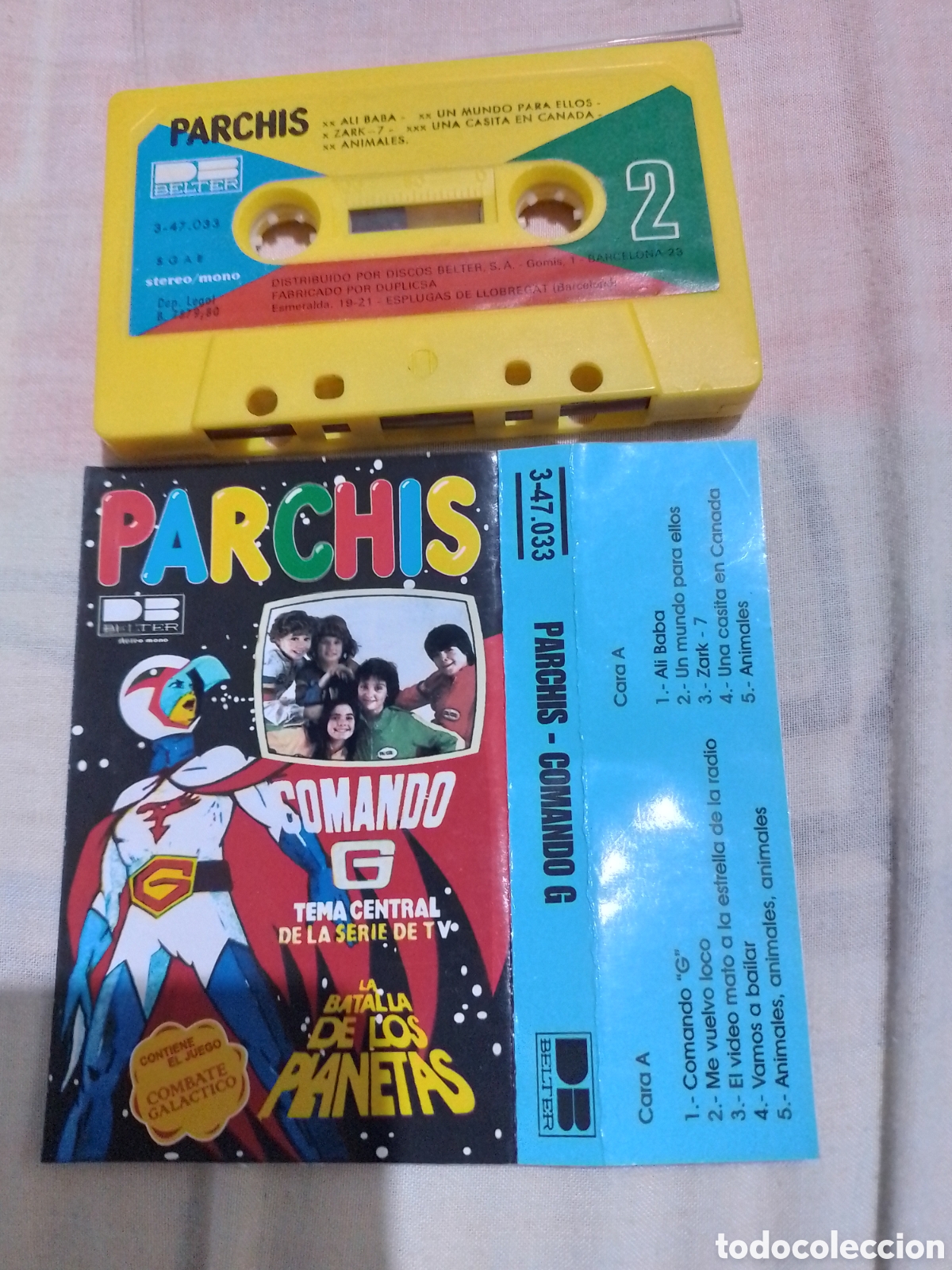 Casetes antiguos: Parchis Cassette Comando G - Foto 3