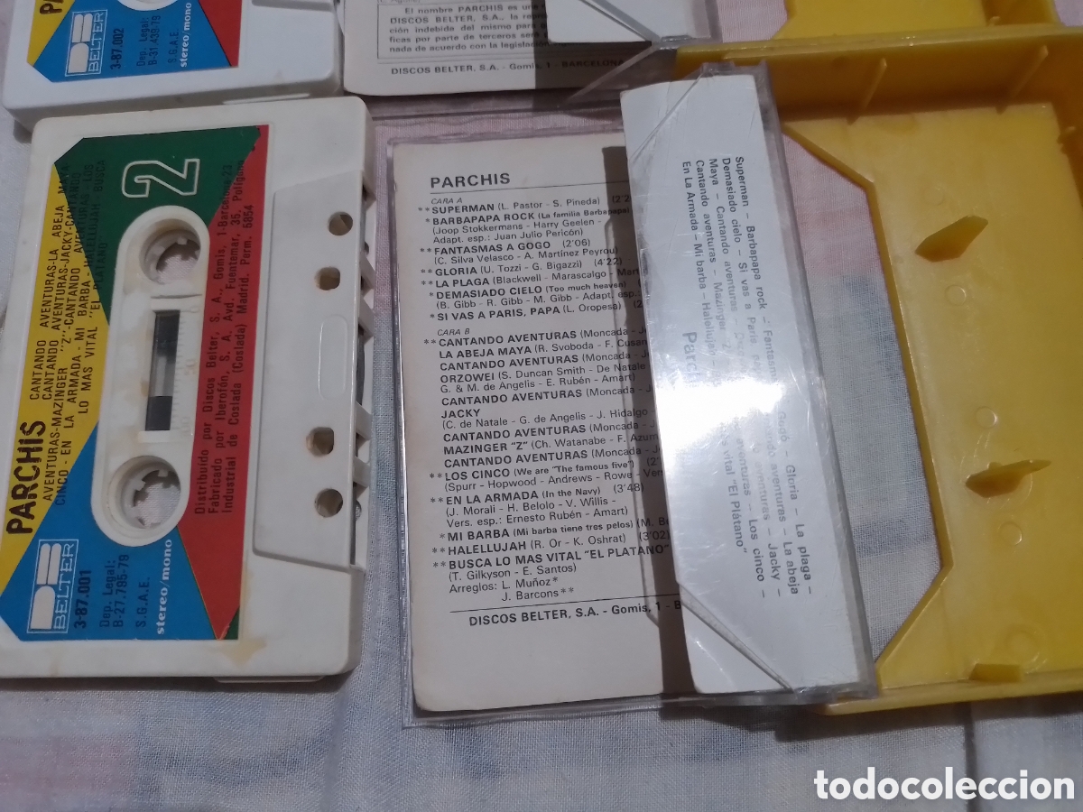 Casetes antiguos: Parchis Cassette doble Las Super 25 Canciones - Foto 5