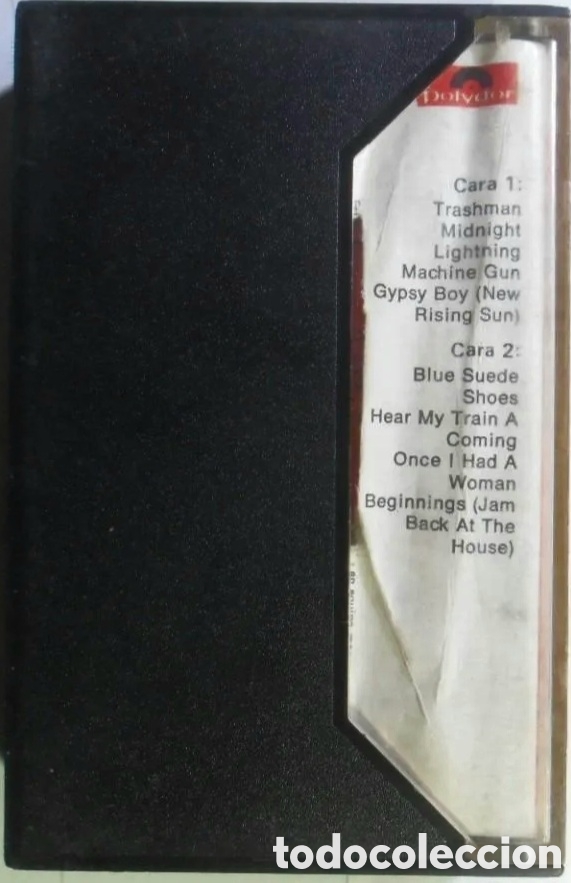 Casetes antiguos: JIMI HENDRIX - MIDNIGHT LIGHTNING - POLYDOR - 1976. CASETE - Foto 2