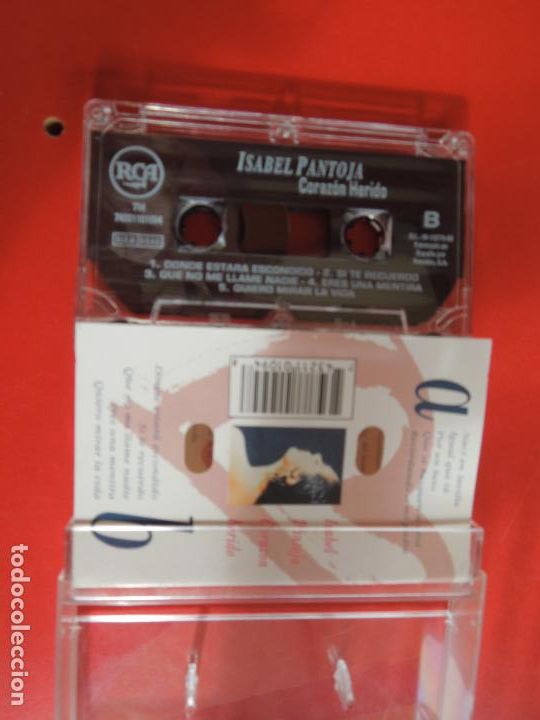 Casetes antiguos: ISABEL PANTOJA - CORAZON HERIDO - CASETE - Foto 2
