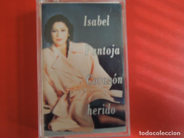 Casetes antiguos: ISABEL PANTOJA - CORAZON HERIDO - CASETE - Foto 1