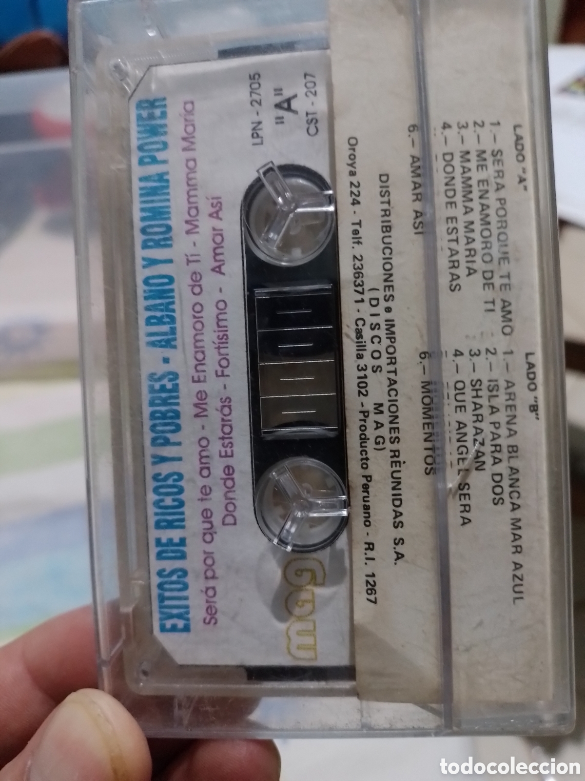 Casetes antiguos: Ricos y Pobres y Al Bano, Romina Power cassette &Eacute;xitos de.... - Foto 3