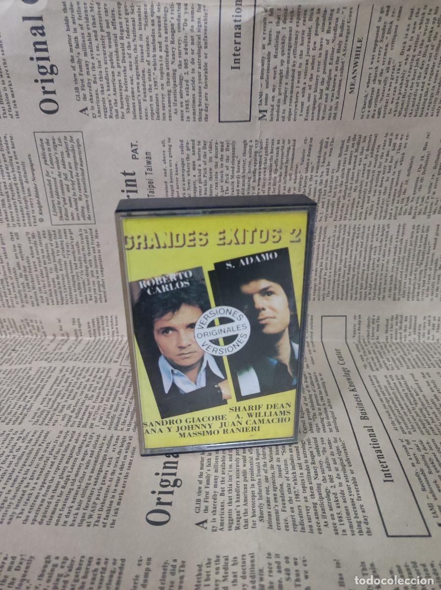 Casetes antiguos: ROBERTO CARLOS Y ADAMO GRANDES EXITOS 2 - Foto 1