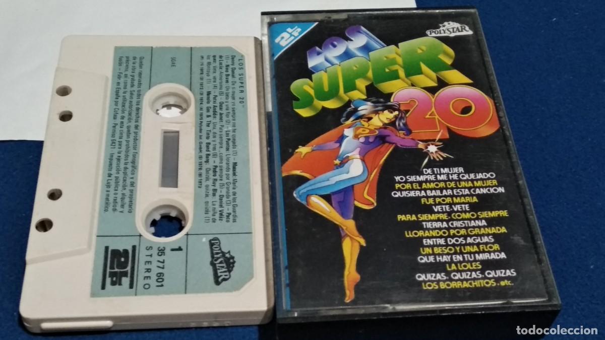 Casetes antiguos: LOS SUPER 20 - 1976 POLYGRAM CASETE: NINO BRAVO -LOS PUNTOS, MANOLO GAS, PACO DE LUCIA, LOS CHICHOS