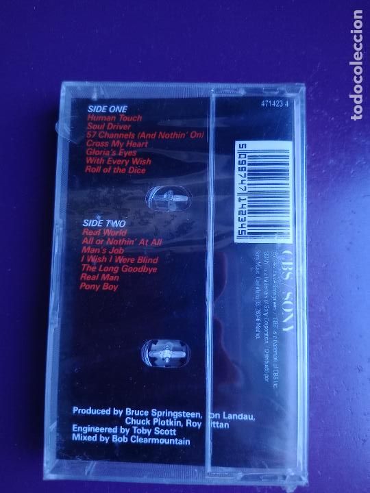 Casetes antiguos: BRUCE SPRINGSTEEN - CASETE CBS 1992 - HUMAN TOUCH - PRECINTADA - Foto 2