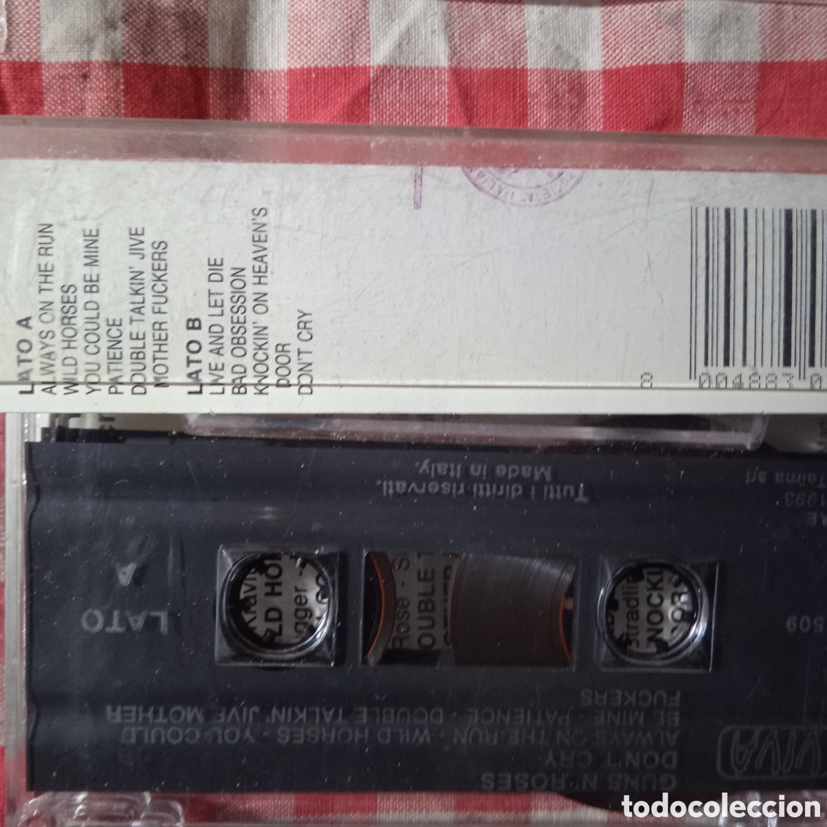 Casetes antiguos: Guns & roses ,dont cry, cassette,1993 - Foto 2