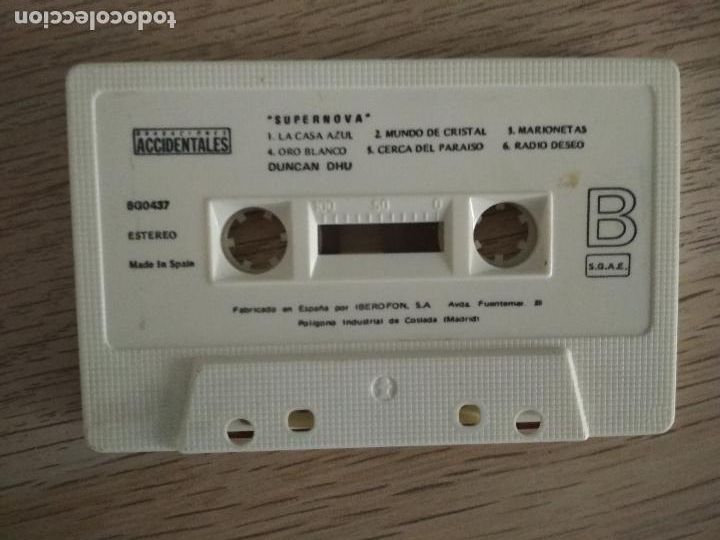 Casetes antiguos: duncan dhu,super nova, gasa, 1991 - Foto 3