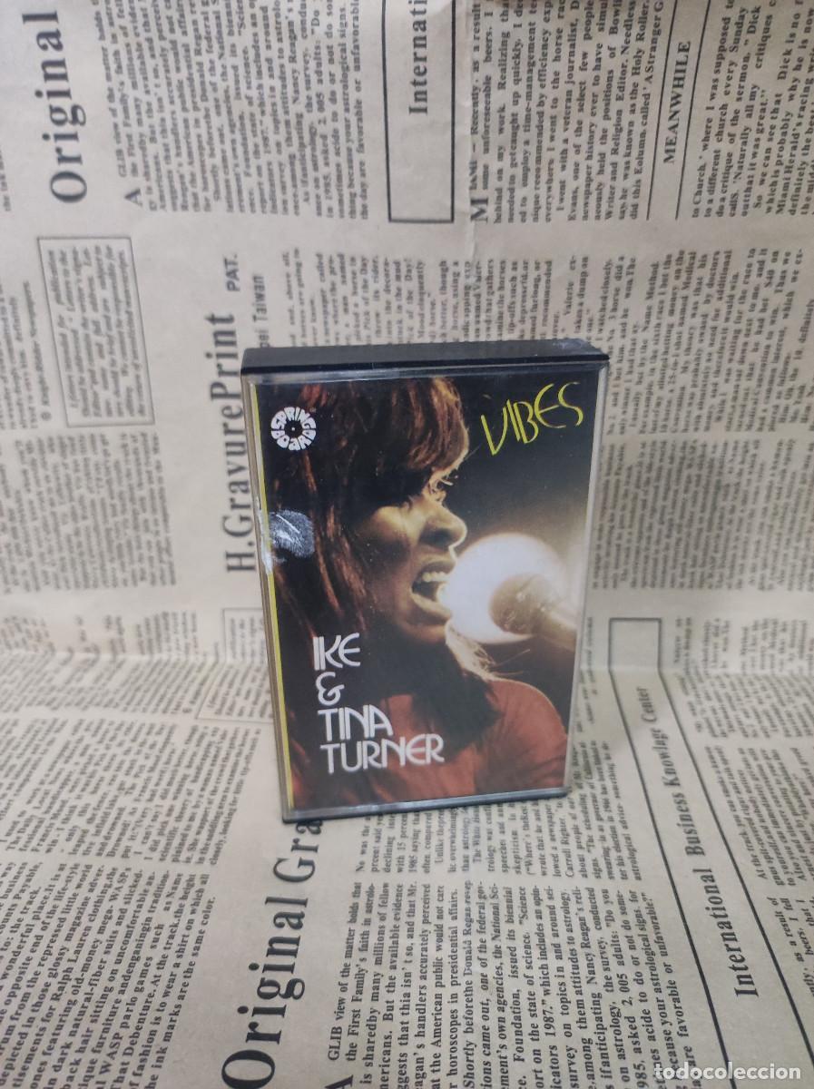 Casetes antiguos: IKE & TINA TURNER VIBES CASSETTE - Foto 1