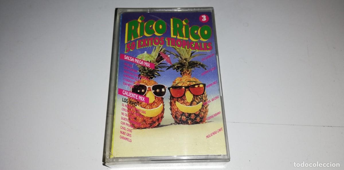 Casetes antiguos: 124- CASSETTE - RICO RICO 50 EXITOS TROPICALES - Foto 1