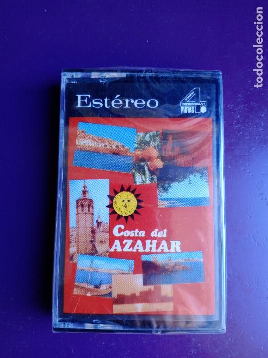 Cassetes antigas: COSTA DEL AZAHAR CASETE EKIPO STEREO 4 PISTAS - CANCION ESPA&Ntilde;OLA COPLA 70'S - TURISMO