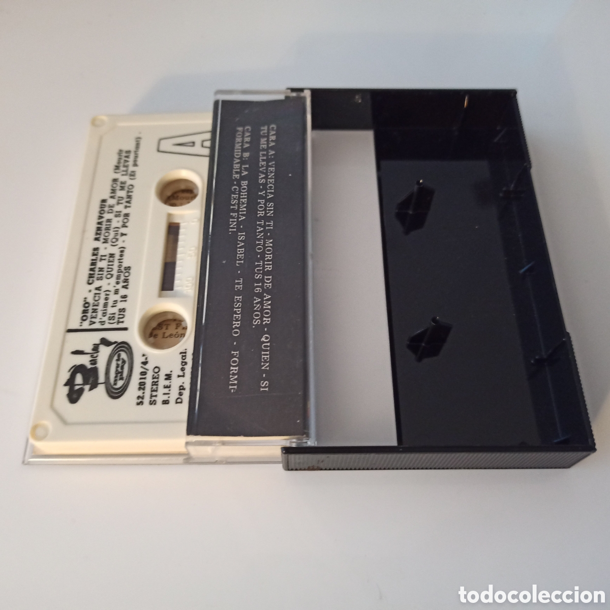 Casetes antiguos: Charles Aznavour - Oro Vol 2. (Cass, Comp, Dol) - Foto 2