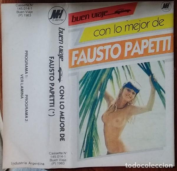 Casetes antiguos: Lo Mejor De Fausto Papetti Cassette Argentina 1983 Saxo Easy Listening Nude Sexy Cover Desnudo