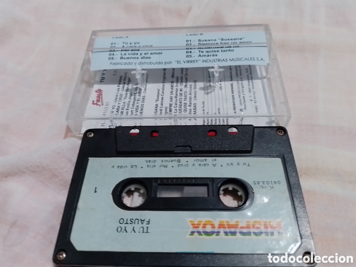 Casetes antiguos: Fausto cassette Tu y yo - Foto 2