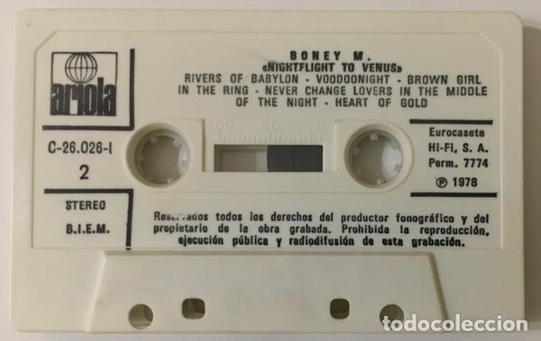 Casetes antiguos: Boney M nightflight to venus - Foto 2