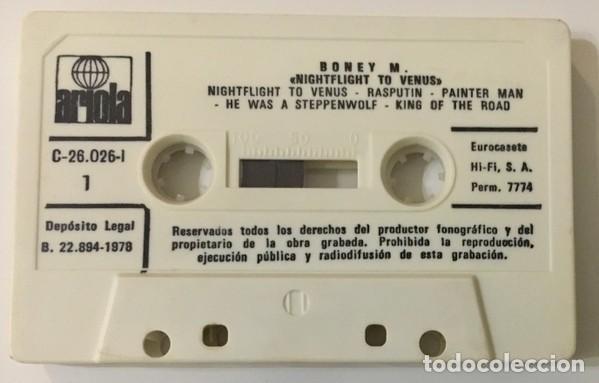 Casetes antiguos: Boney M nightflight to venus - Foto 3