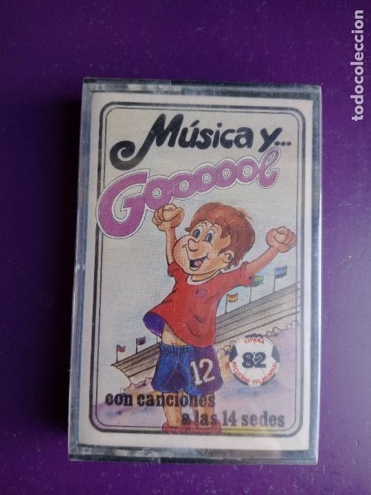 Casetes antiguos: MUSICA Y GOL - CASETE IS PRECINTADA 1982 - MUNDIAL FUTBOL - freak