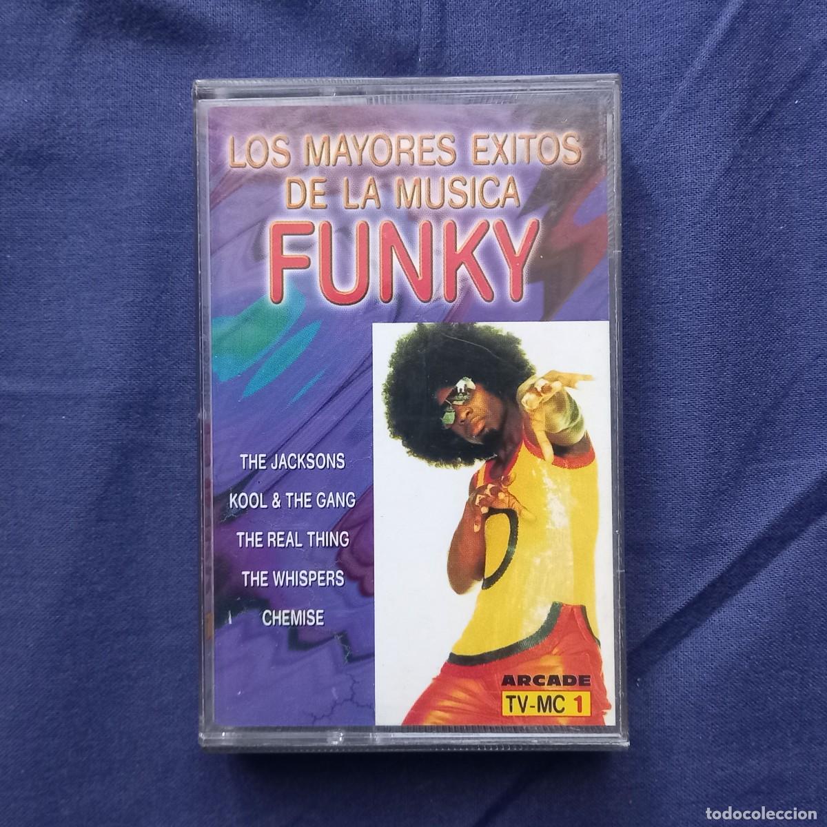 Casetes antiguos: LOS MAYORES &Eacute;XITOS DE LA M&Uacute;SICA FUNKY - Foto 1
