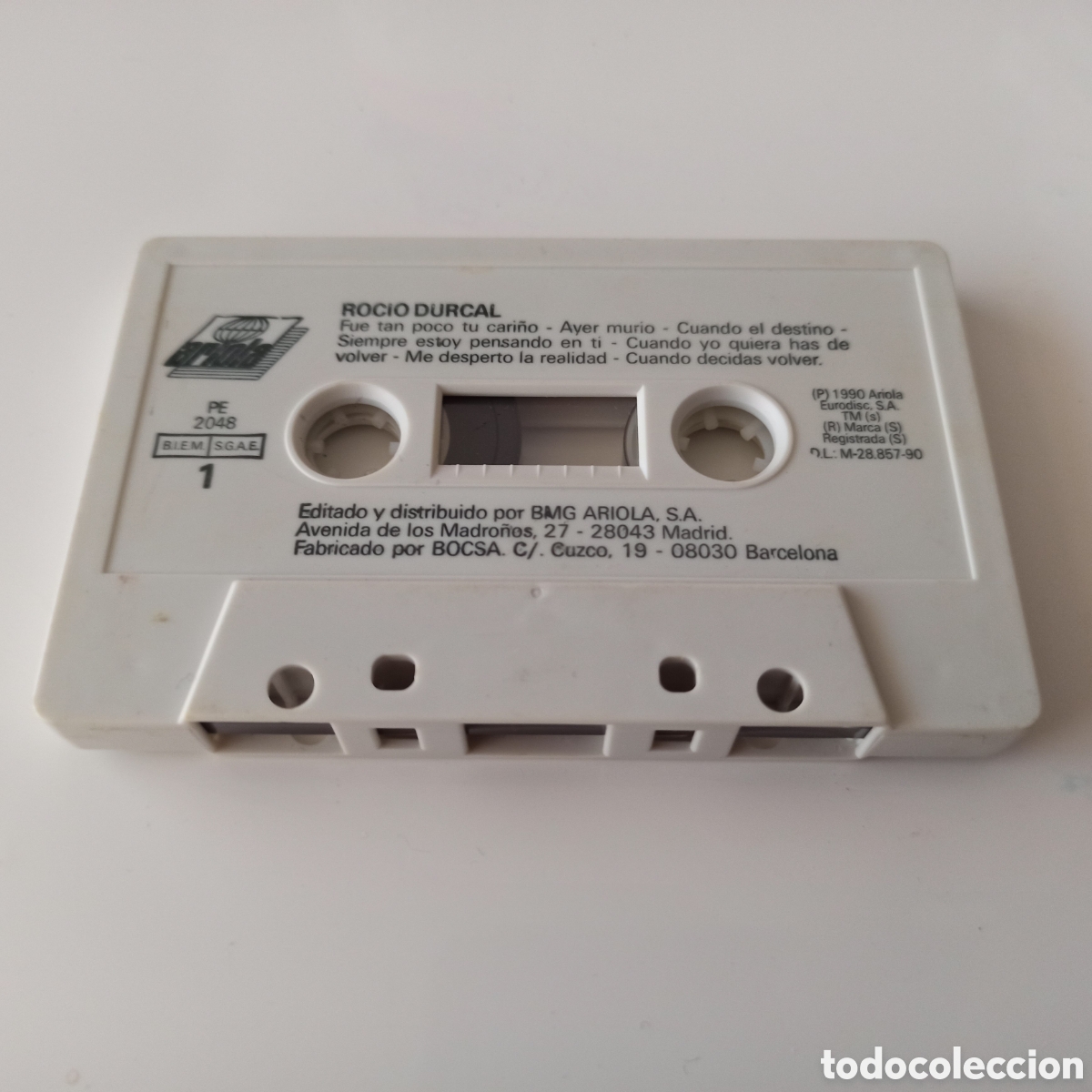 Casetes antiguos: Roc&iacute;o D&uacute;rcal - Grandes 14 Exitos (Cass, Comp) - Foto 2