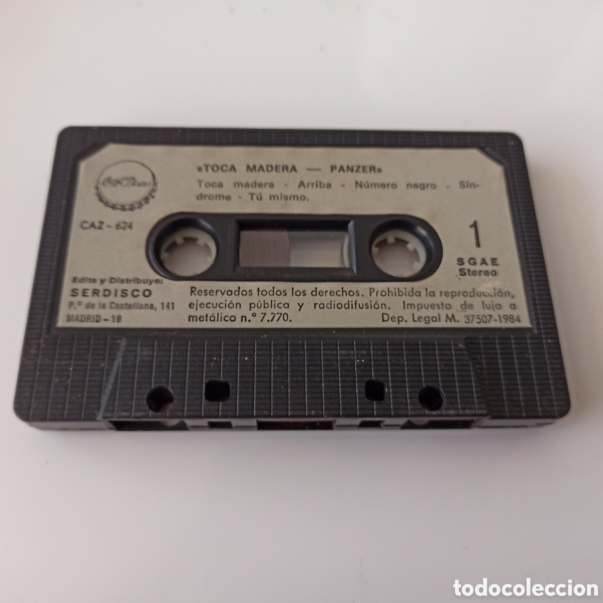 Casetes antiguos: Panzer - Toca Madera (Cass, Album) - Foto 1