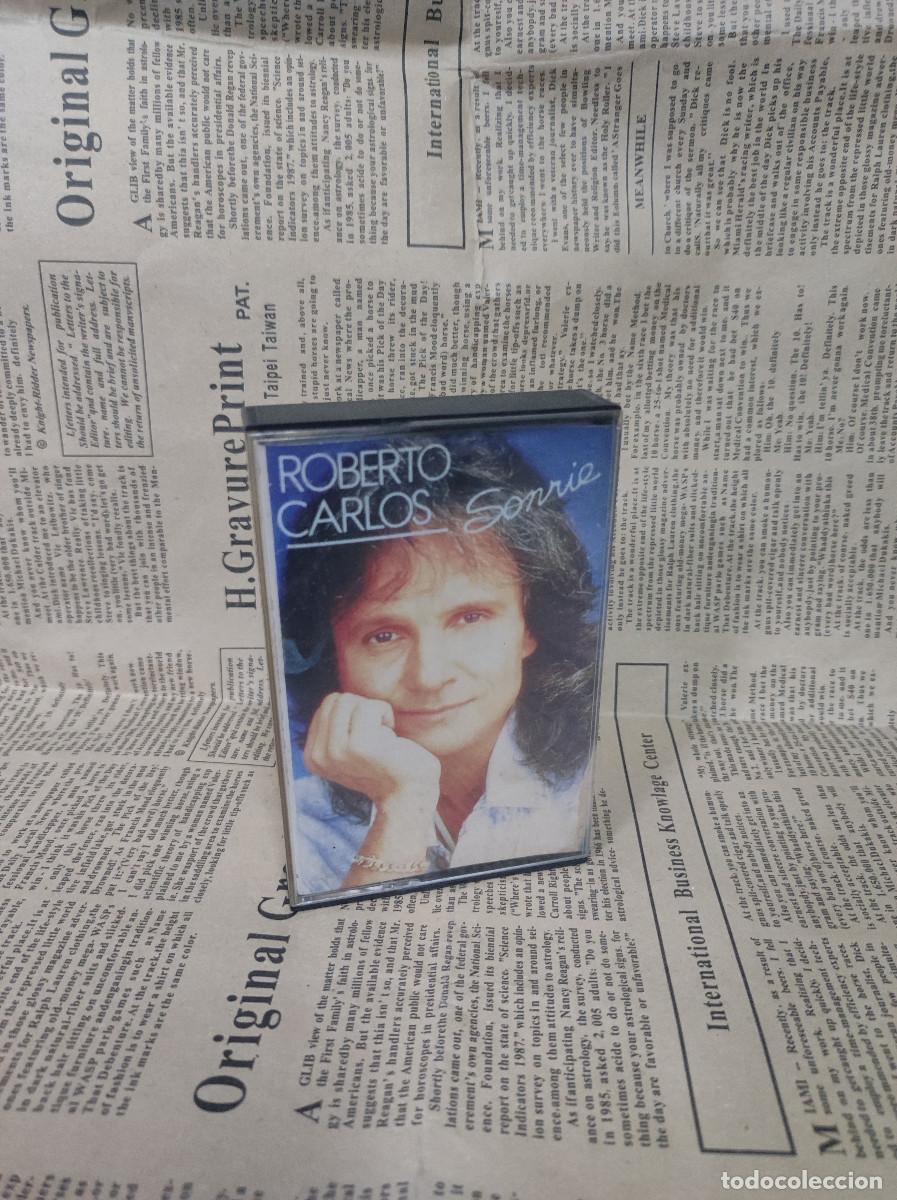 Casetes antiguos: ROBERTO CARLOS SONRIE - Foto 1