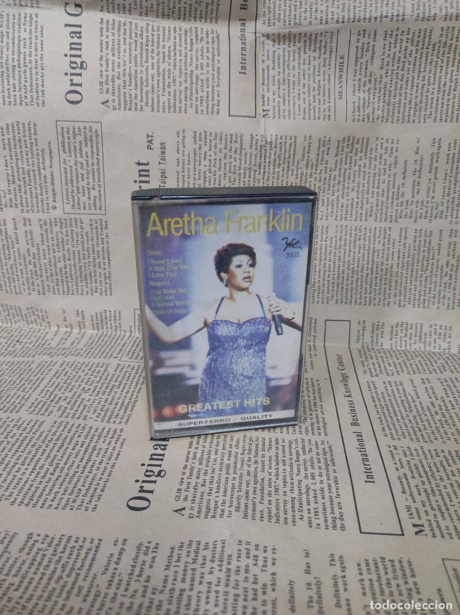 Casetes antiguos: ARETHA FRANKLIN GREATEST HITS - Foto 1