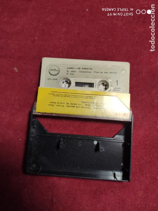 Casetes antiguos: le&ntilde;o en directo casete - Foto 2