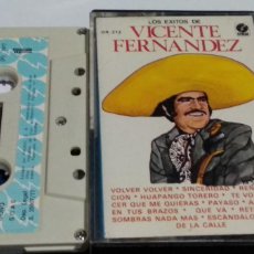 Casetes antiguos: LOS ÉXITOS DE VICENTE FERMANDEZ / RAMON LORRYS - 1977 STREAX -CASETE CINTA - POCO USO