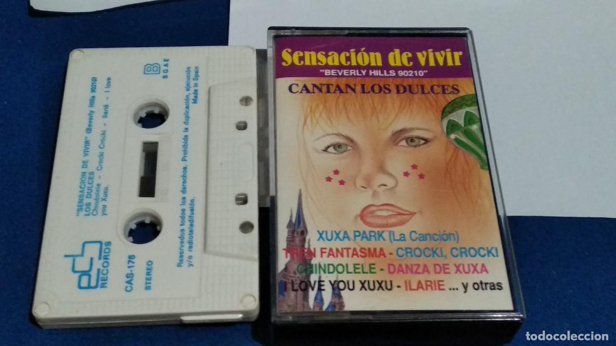 Casetes antiguos: SENSACI&Oacute;N DE VIVIR, XUXA / GRUPO INFANTIL LOS DULCES - 1992 ECB - CASETE CINTA CASSETTE