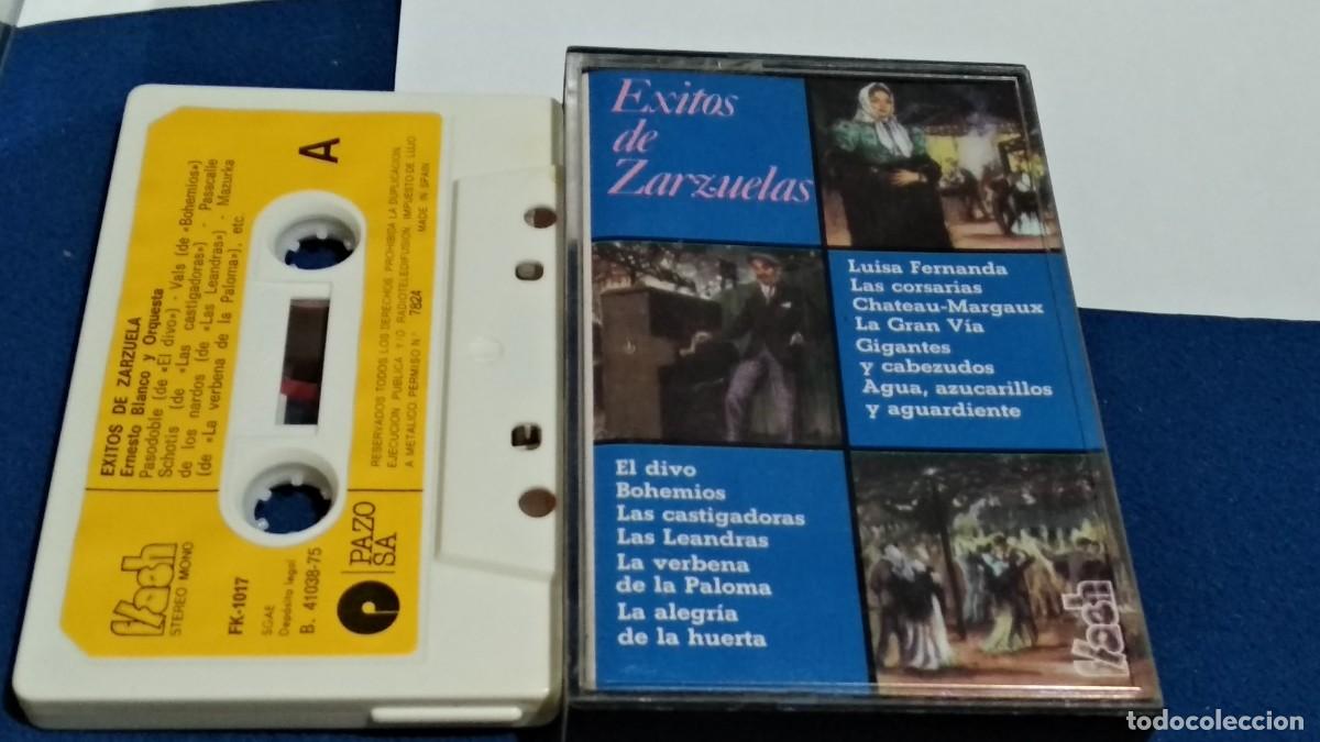Casetes antiguos: &Eacute;XITOS DE ZARZUELA / ERNESTO BLANCO Y ORQUESTA - 1975 FLYSON - CASETE CINTA - MUY POCO USO