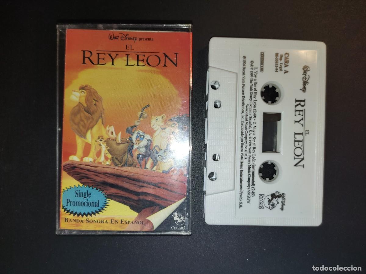 Casetes antiguos: CINTA CASSETTE SINGLE PROMOCIONAL EL REY LEON - Foto 1