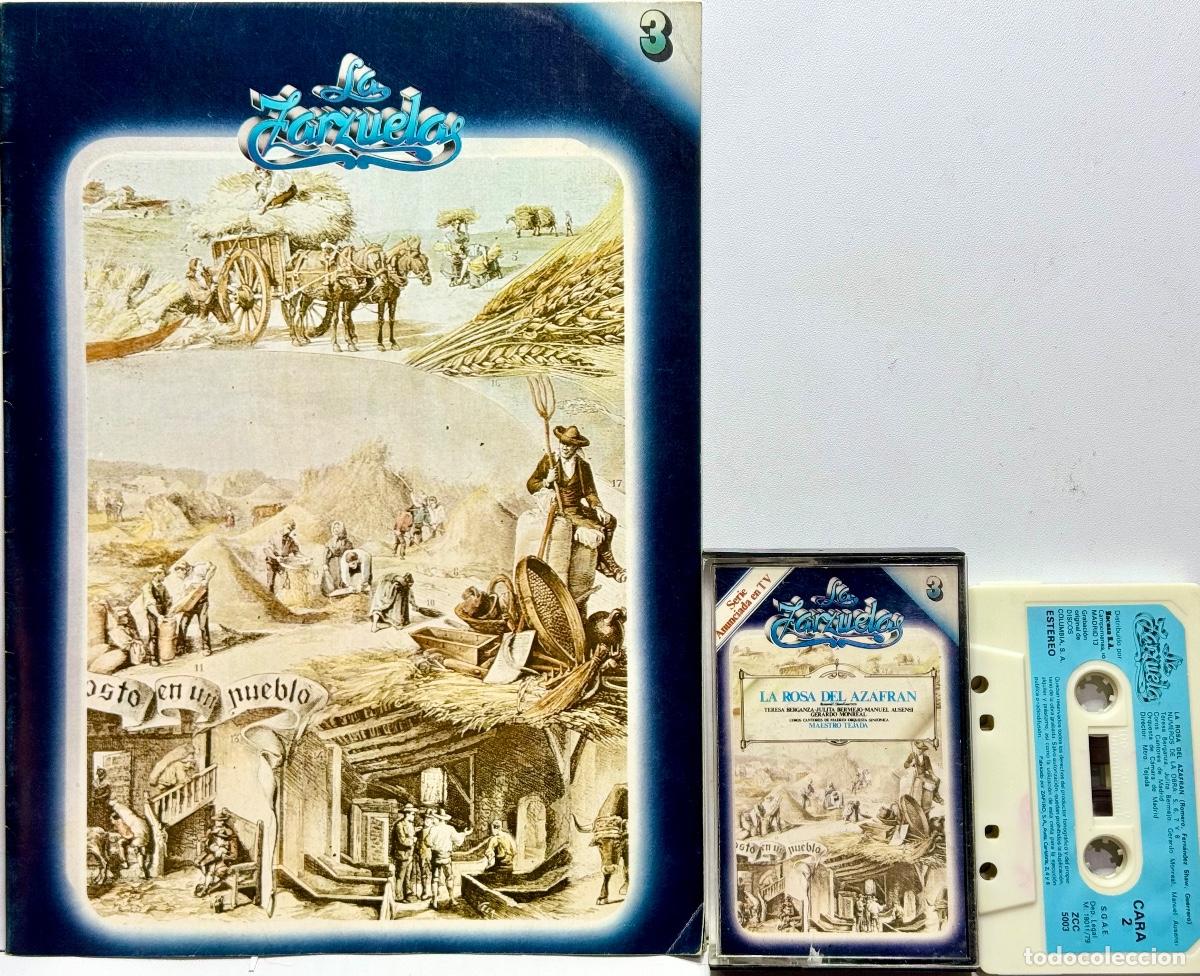 Old Cassettes: La Zarzuela &ndash; 3 ● La Rosa Del Azafr&aacute;n ● Cassette + Fasc&iacute;culo