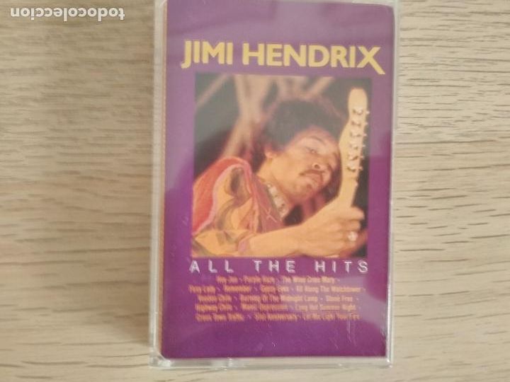 Casetes antiguos: jimi hendrix, all the hits, 1989 - Foto 2