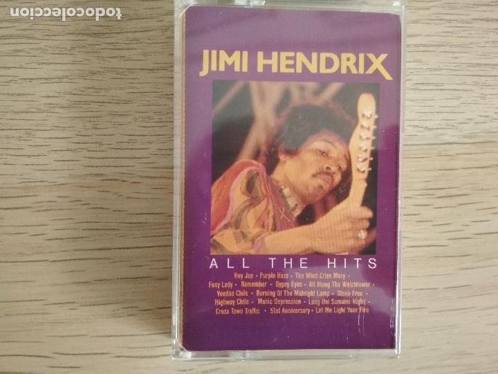 Casetes antiguos: jimi hendrix, all the hits, 1989 - Foto 1