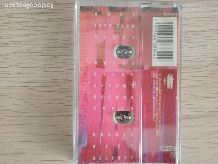 Casetes antiguos: Pearl Jam &lrm;&ndash; Ten, 1992, ed espa&ntilde;ola - Foto 2