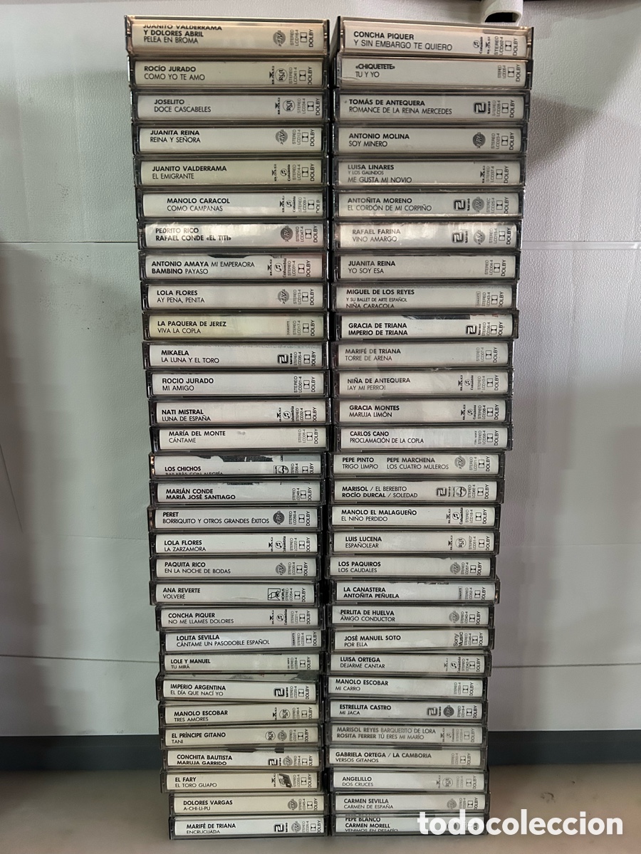 Casetes antiguos: Colecci&oacute;n cassettes la copla - Foto 2