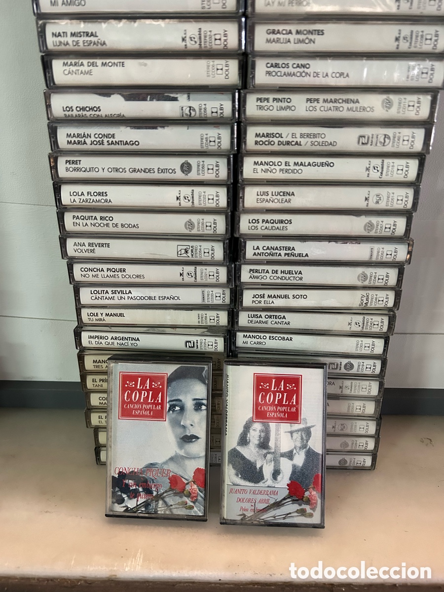 Casetes antiguos: Colecci&oacute;n cassettes la copla - Foto 1
