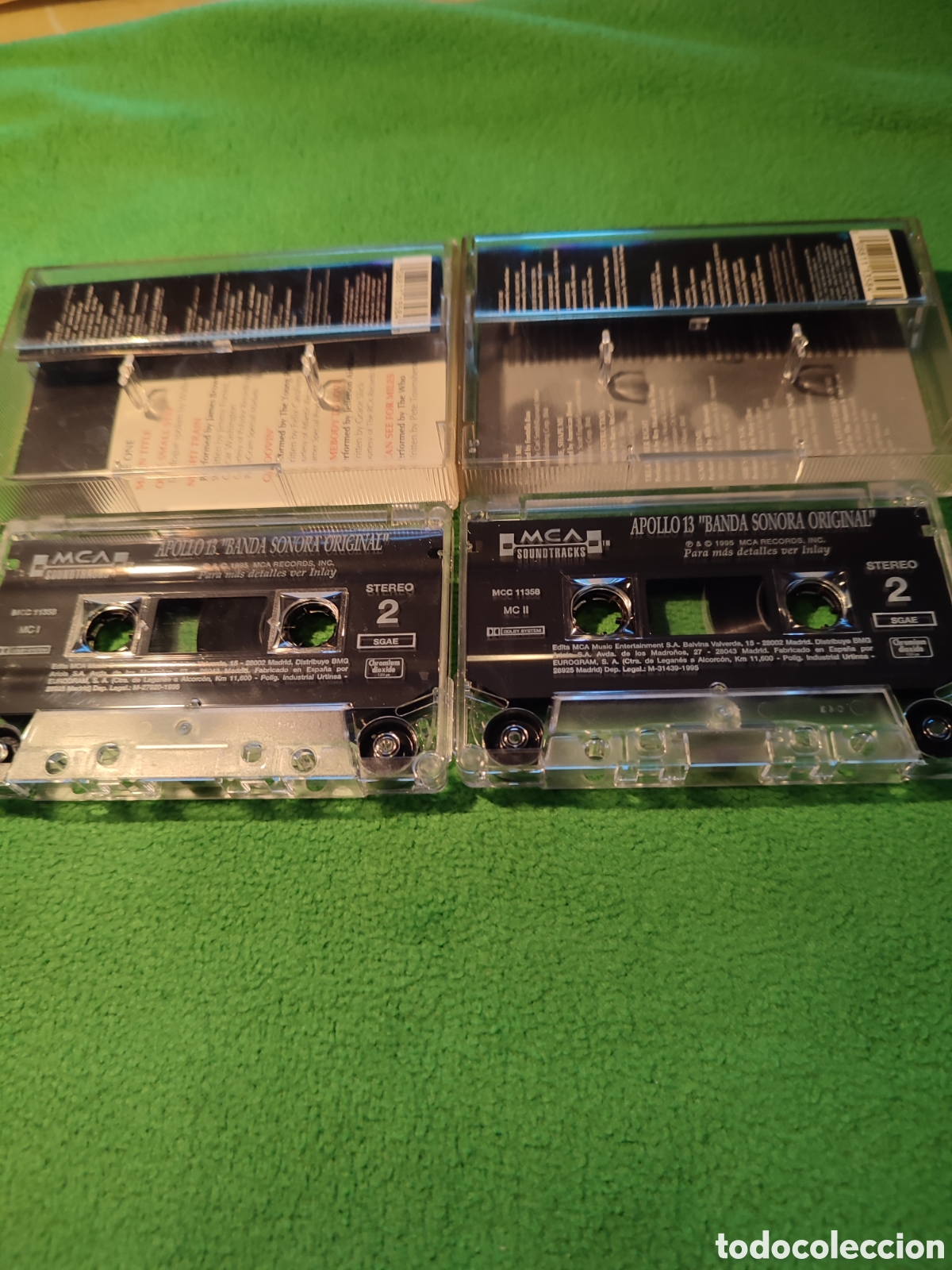 Casetes antiguos: James Horner - BSO Apollo 13 2 casettes - Foto 2