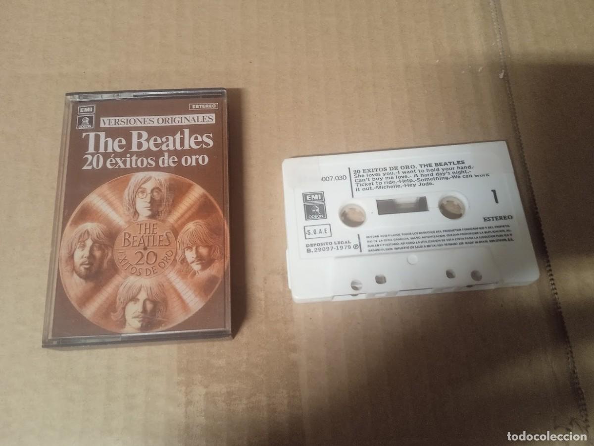 Casetes antiguos: CASETE THE BEATLES 20 EXITOS DE ORO / VERSIONES ORIGINALES EMI ODEON SPAIN - Foto 1