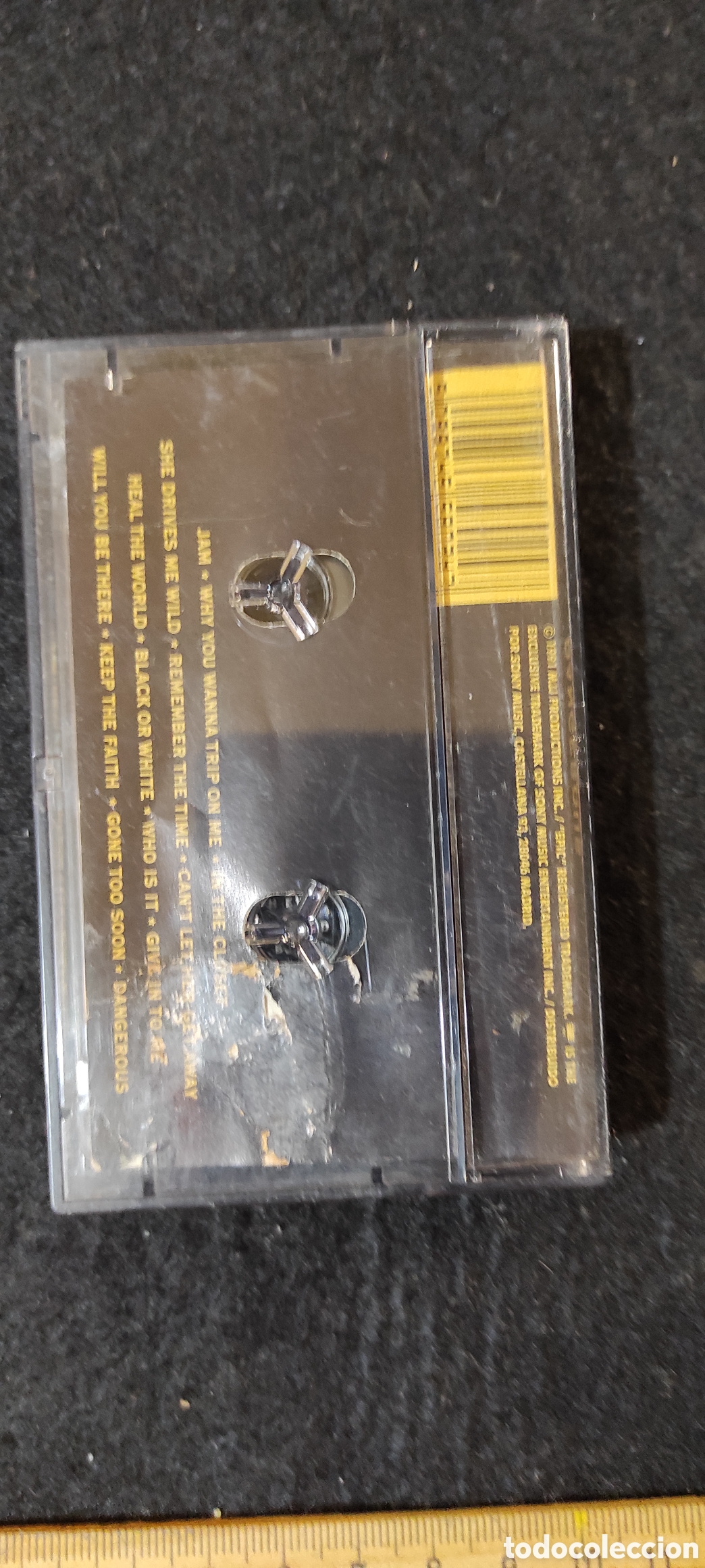Casetes antiguos: Cassette Michael Jackson Dangerous - Foto 3