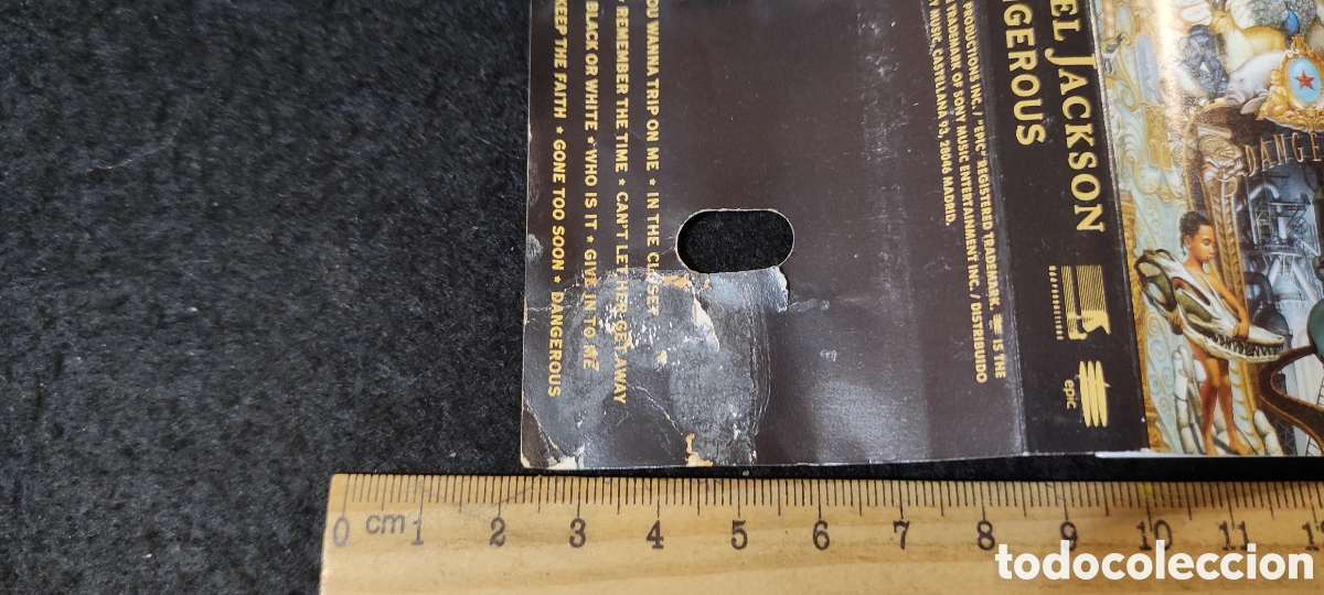 Casetes antiguos: Cassette Michael Jackson Dangerous - Foto 5