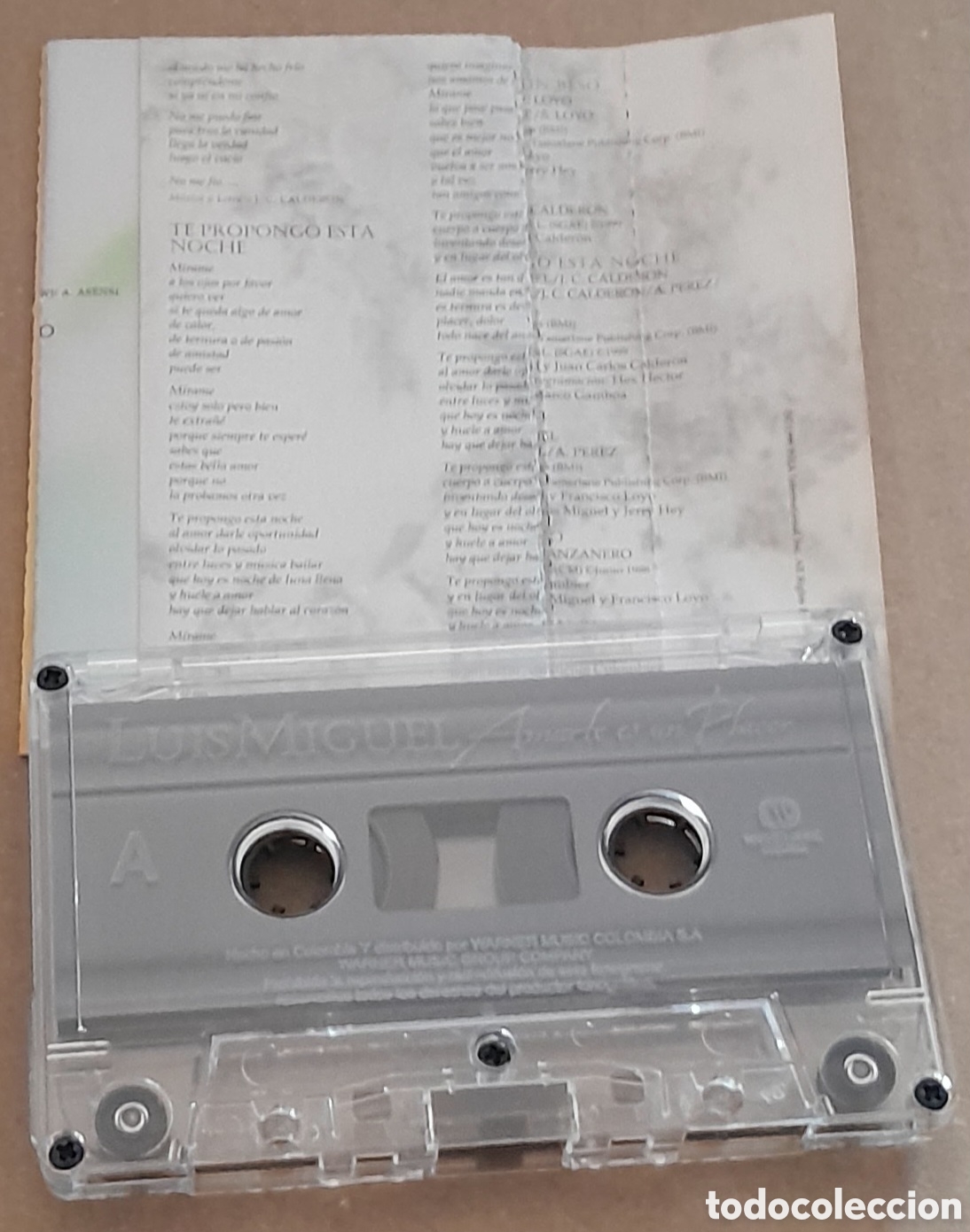 Casetes antiguos: LUIS MIGUEL - AMARTE ES UN PLACER - Foto 2