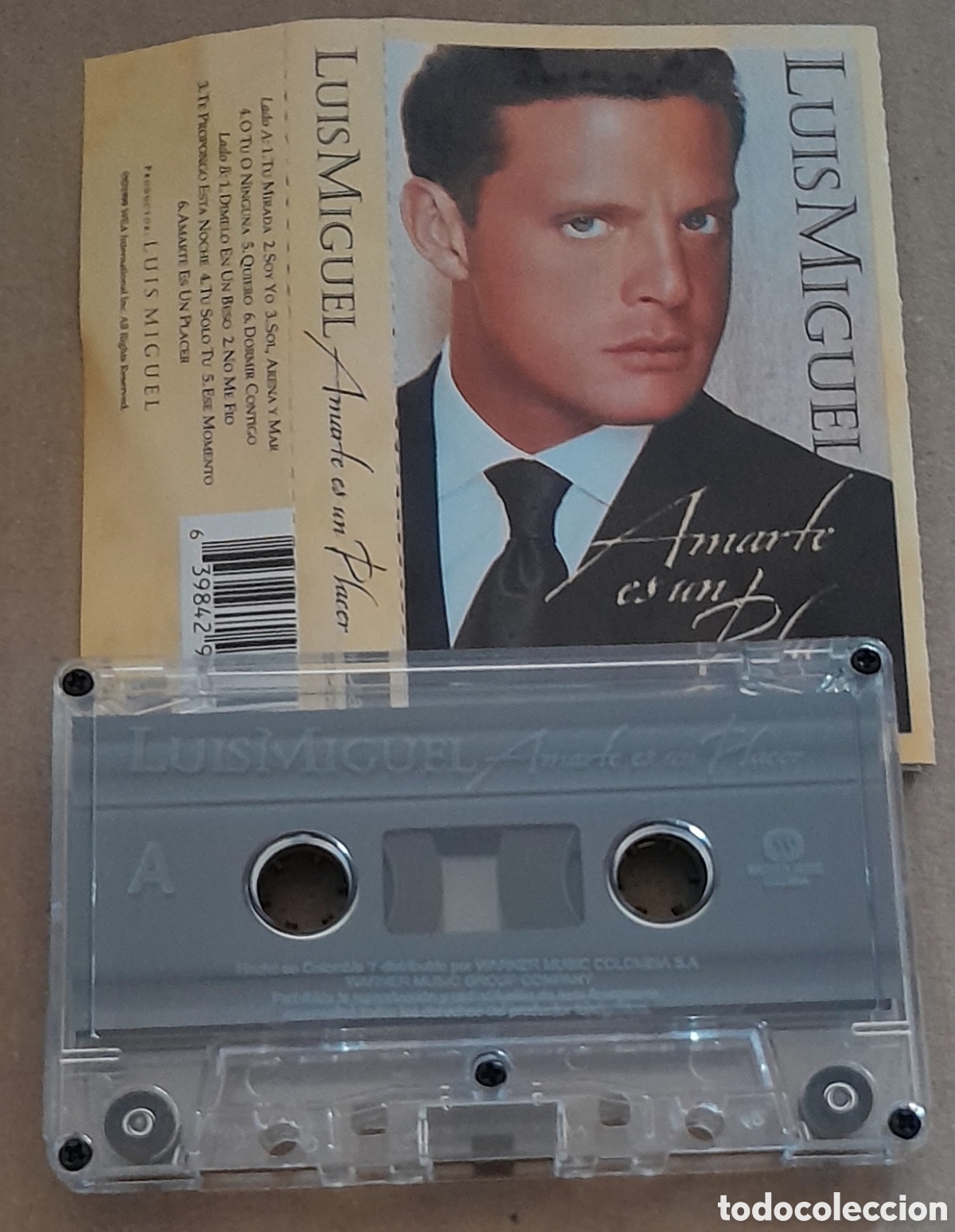 Casetes antiguos: LUIS MIGUEL - AMARTE ES UN PLACER - Foto 1