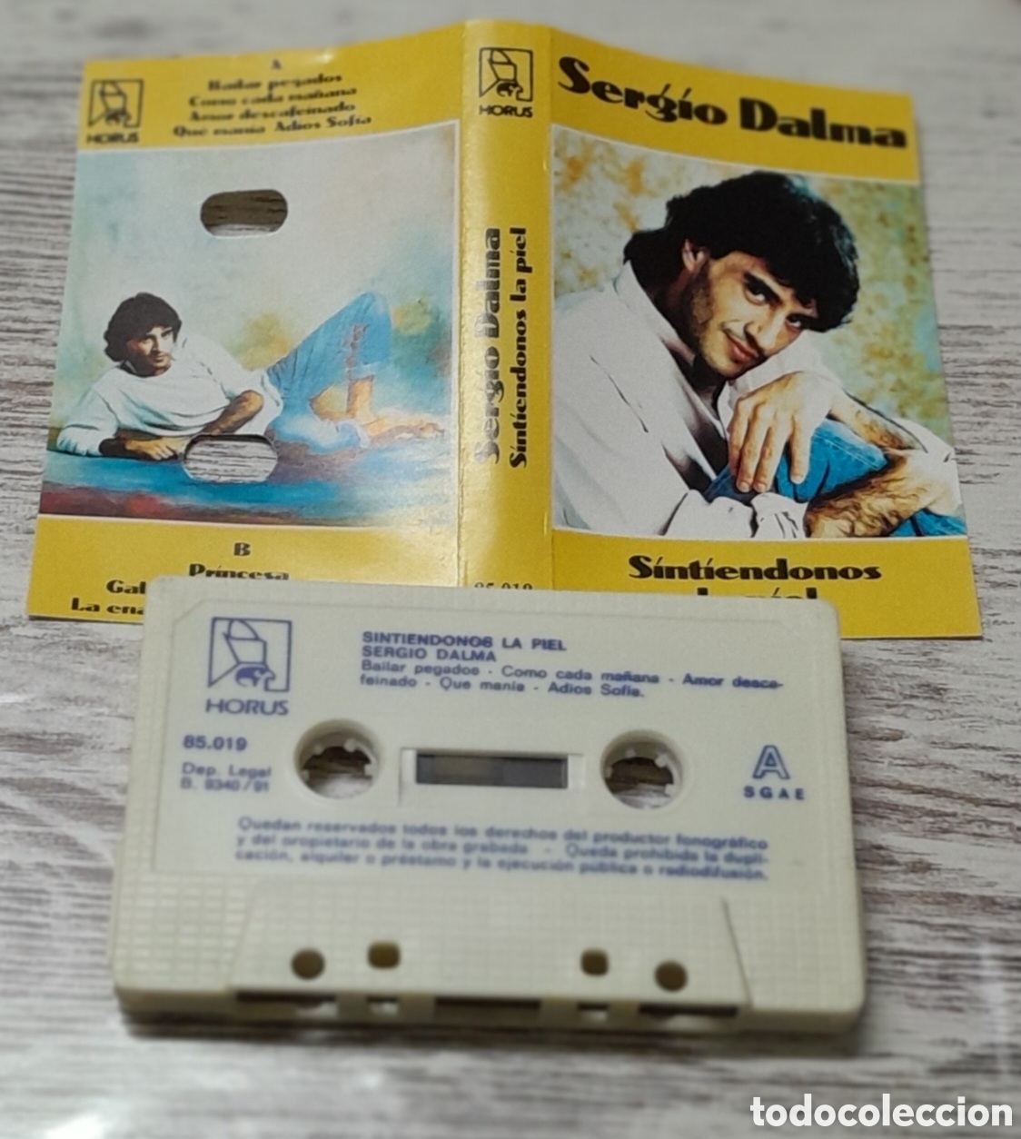 Casetes antiguos: SERGIO DALMA - SINTIENDONOS LA PIEL - Foto 1