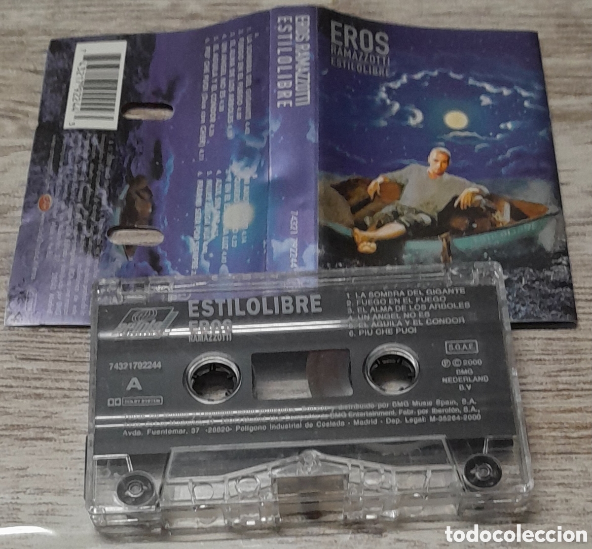 Casetes antiguos: EROS RAMAZZOTTI - ESTILOLIBRE - Foto 1