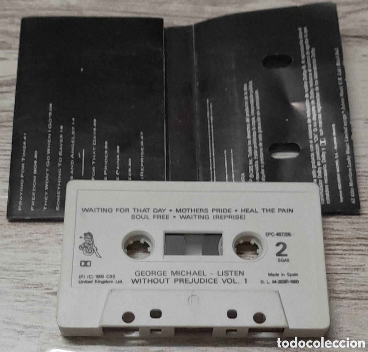 Casetes antiguos: GEORGE MICHAEL - LISTEN WITHOUT PREJUDICE - Foto 2