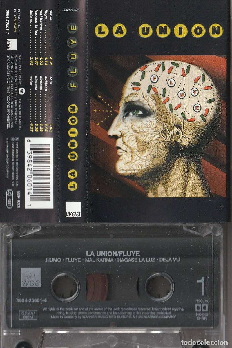 Casetes antiguos: LA UNION - FLUYE (CASSETTE WEA 1997) - Foto 1
