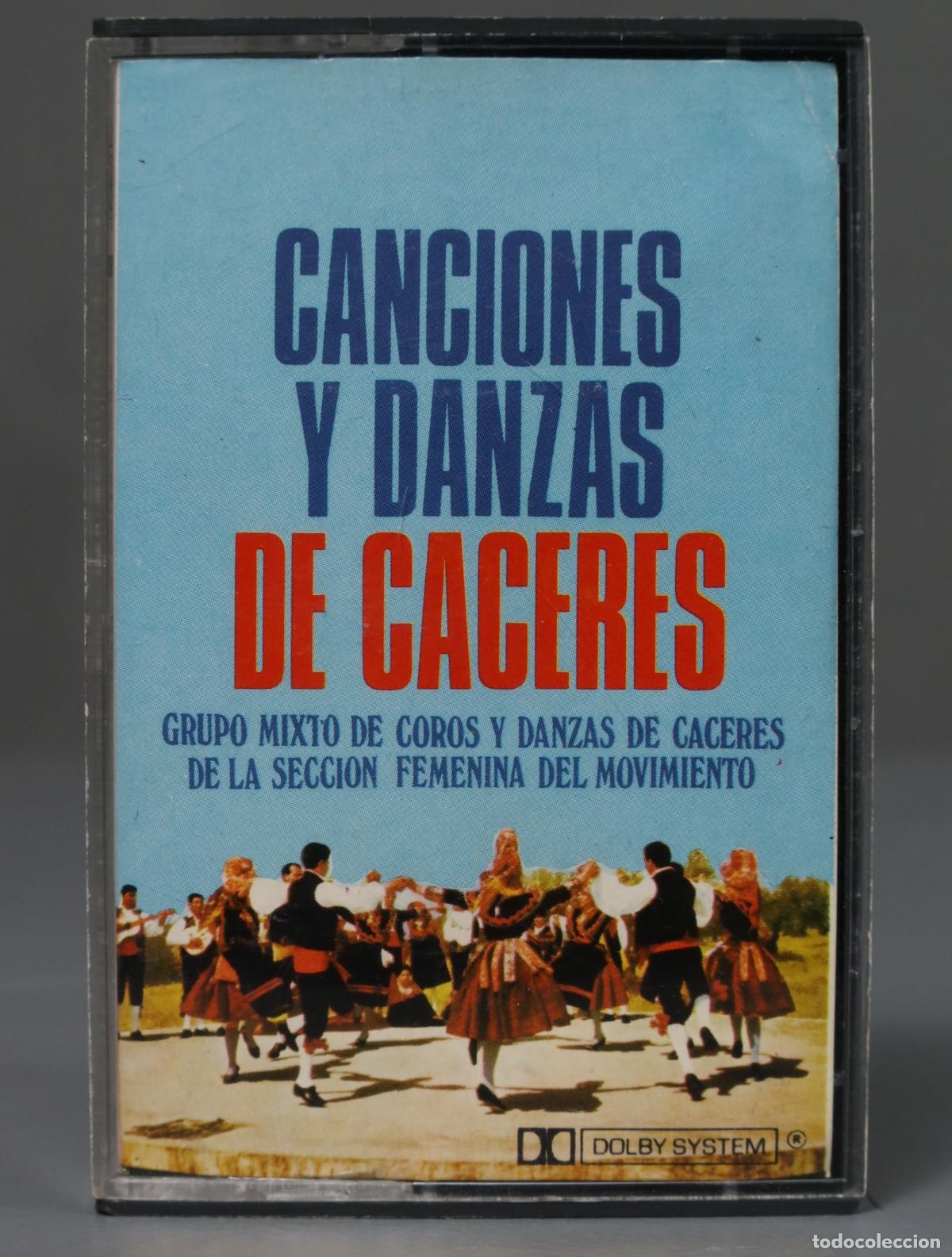 Cassette antiche: CASSETTE. CANCIONES Y DANZAS DE CACERES. SECCION FEMENINA DEL MOVIMIENTO