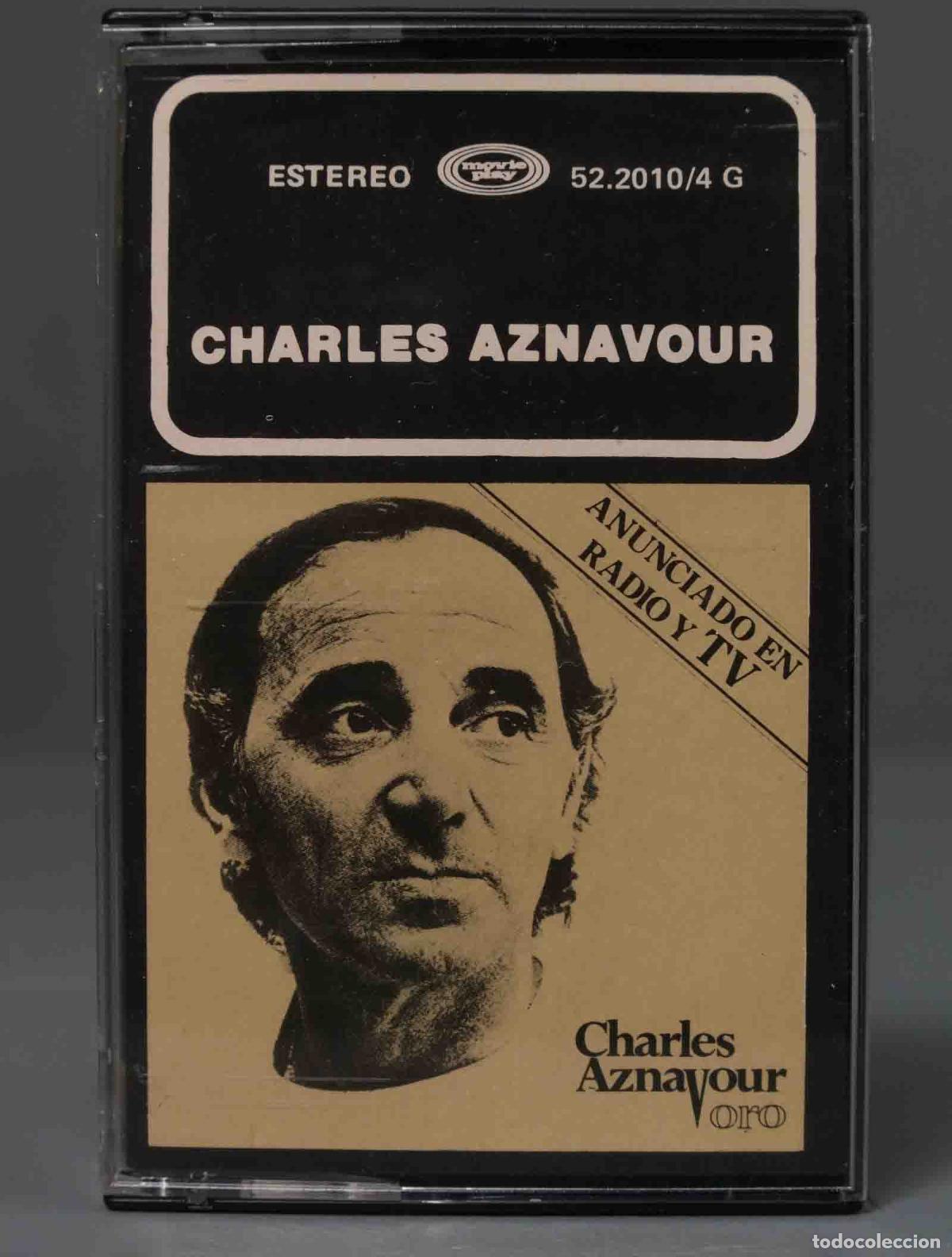 Casetes antiguos: CASSETTE. CHARLES AZNAVOUR. ORO - Foto 1