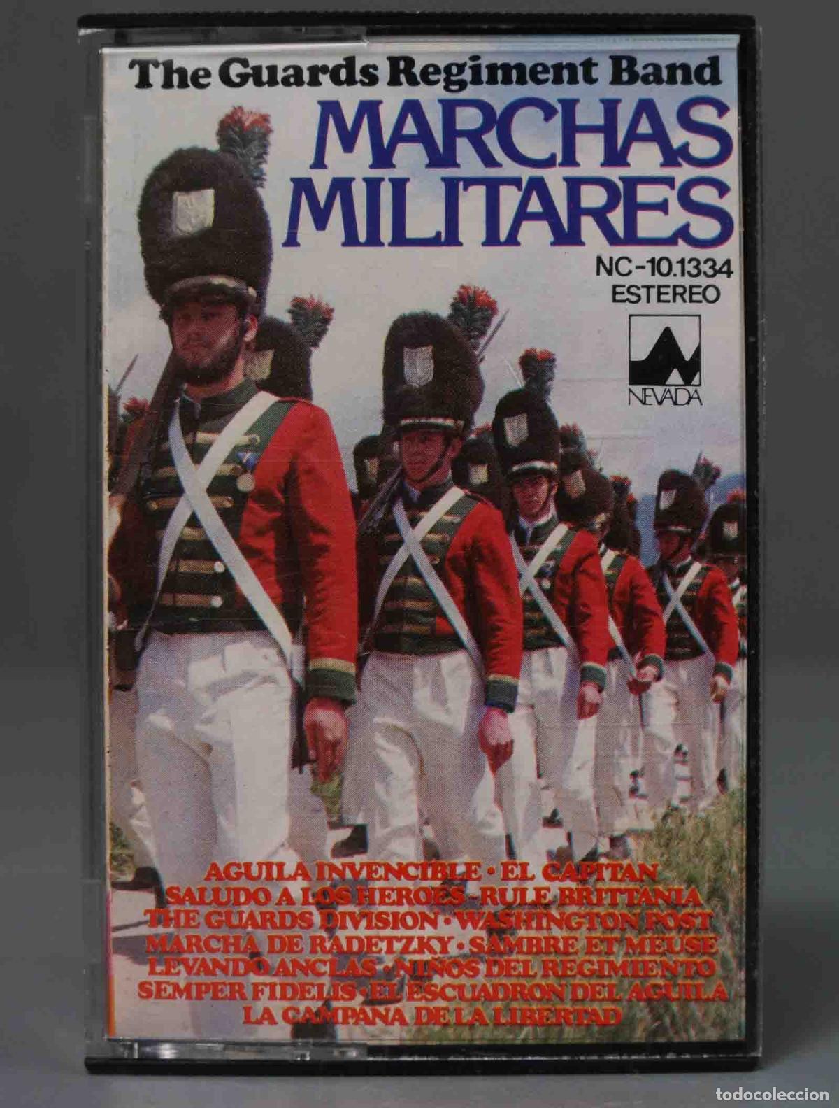 Casetes antiguos: CASSETTE. The Guards Regiment Band &ndash; Marchas Militares